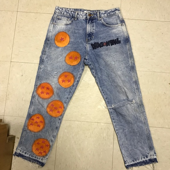 Dragon ball inspired mom jeans - Picture 1 of 4